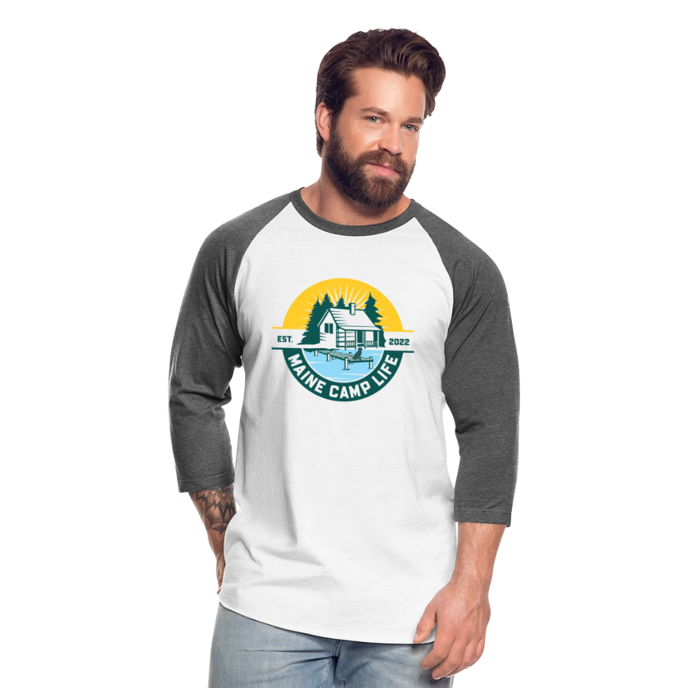 MCL - Baseball T-Shirt - white/charcoal