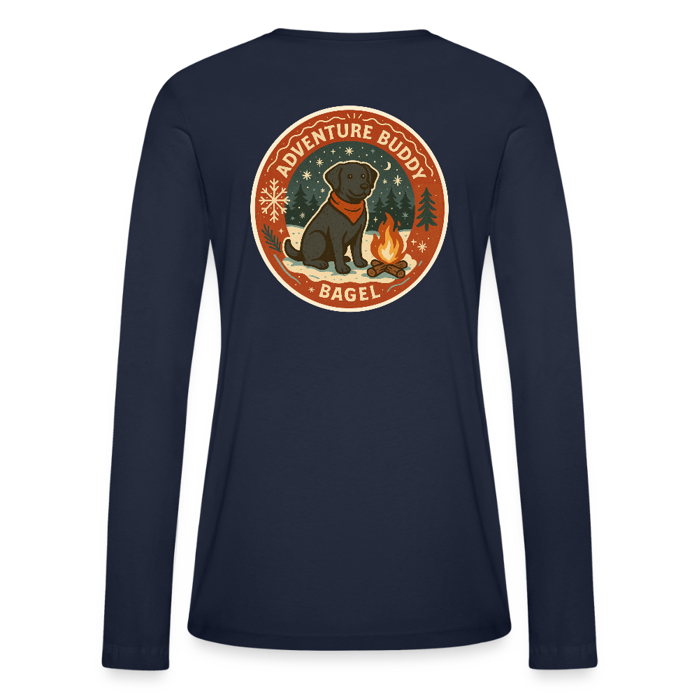 2025 Holiday - MCL - T-Shirt Women's Long Sleeve - navy