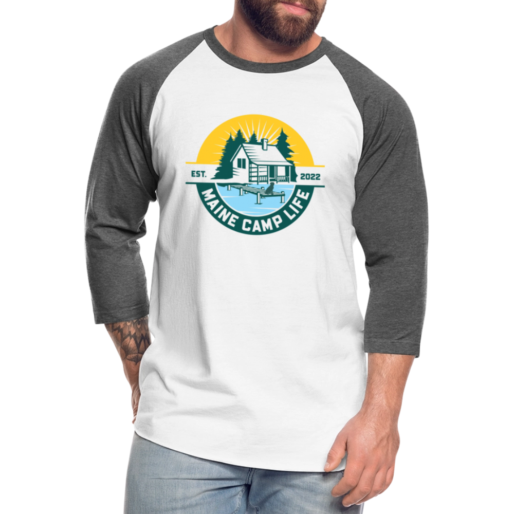 MCL - Baseball T-Shirt - white/charcoal