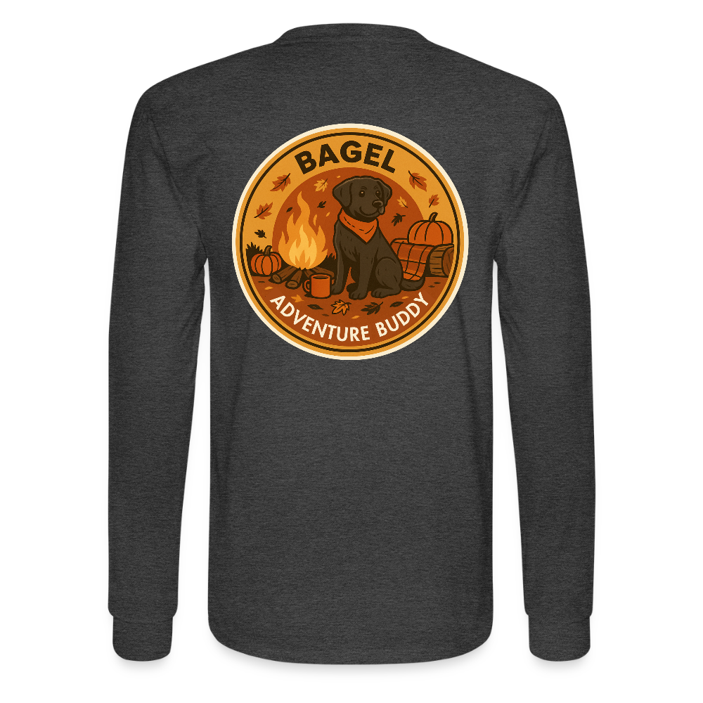 2025 Fall - MCL - T-Shirt Long Sleeve Gildan Ultra Cotton Adult - heather black