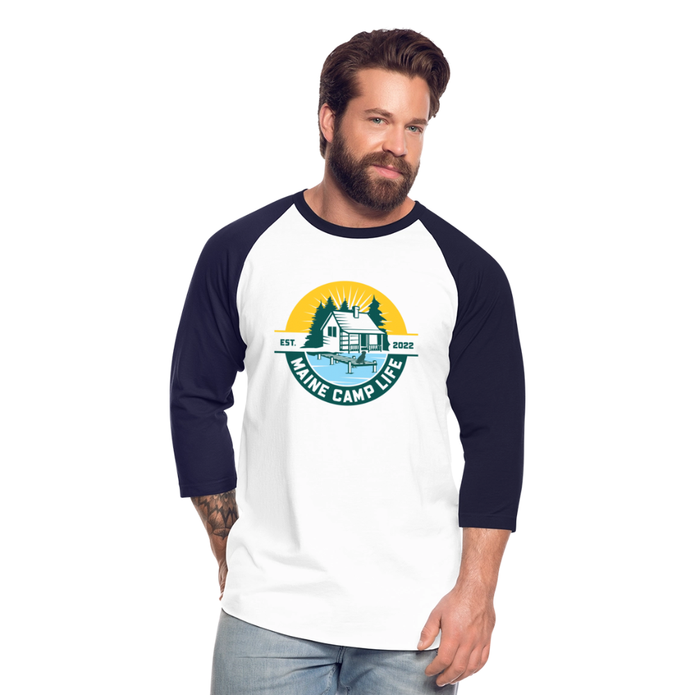 MCL - Baseball T-Shirt - white/navy