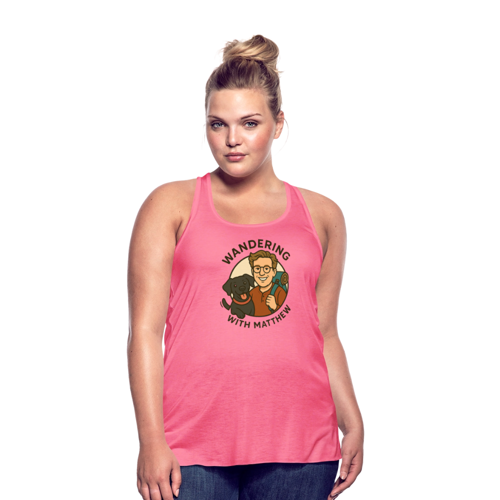WWM - Women's Flowy Tank Top - neon pink