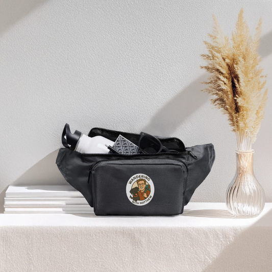 WWM - Large Crossbody Hip Bag - charcoal gray