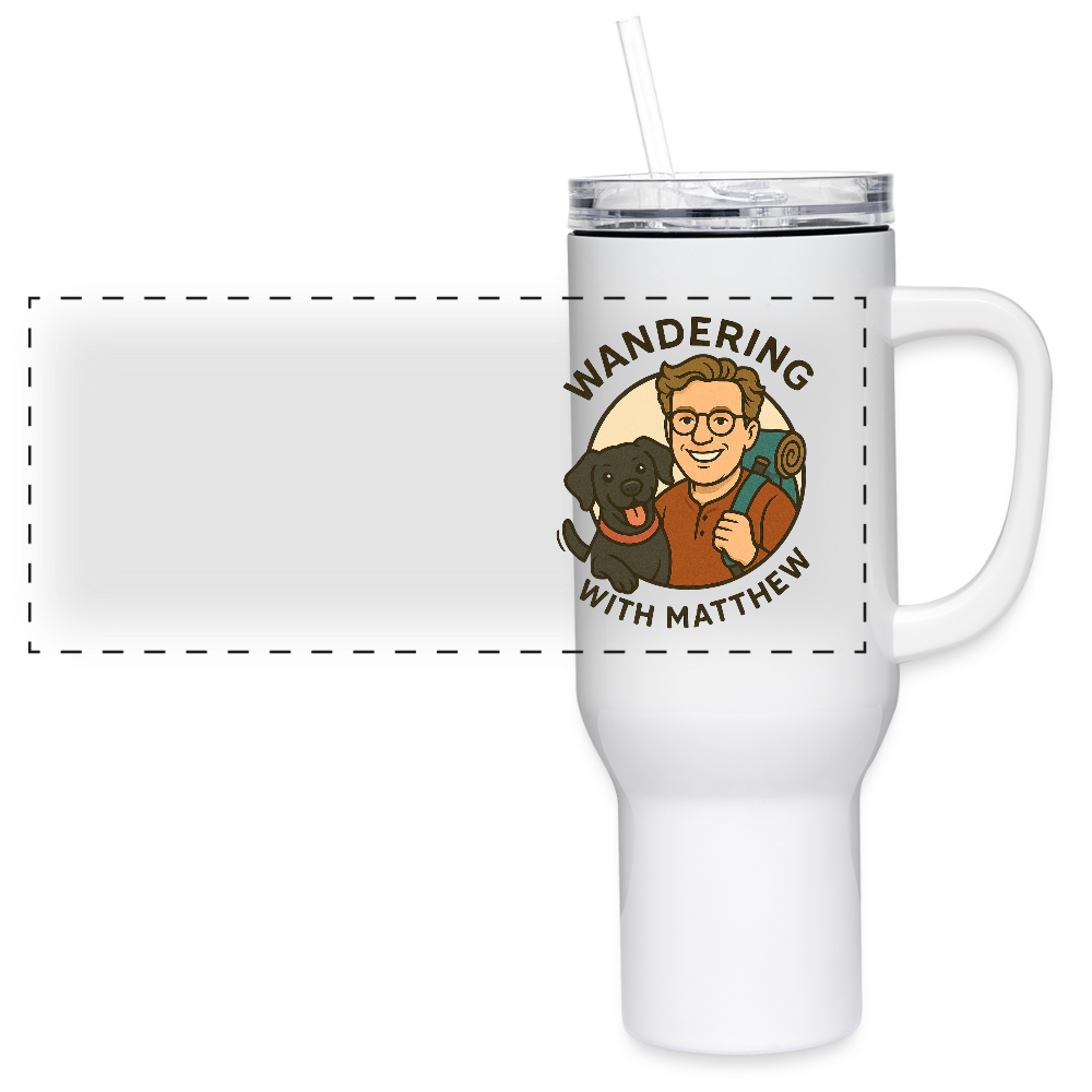 WWM - 40 oz Travel Tumbler - white