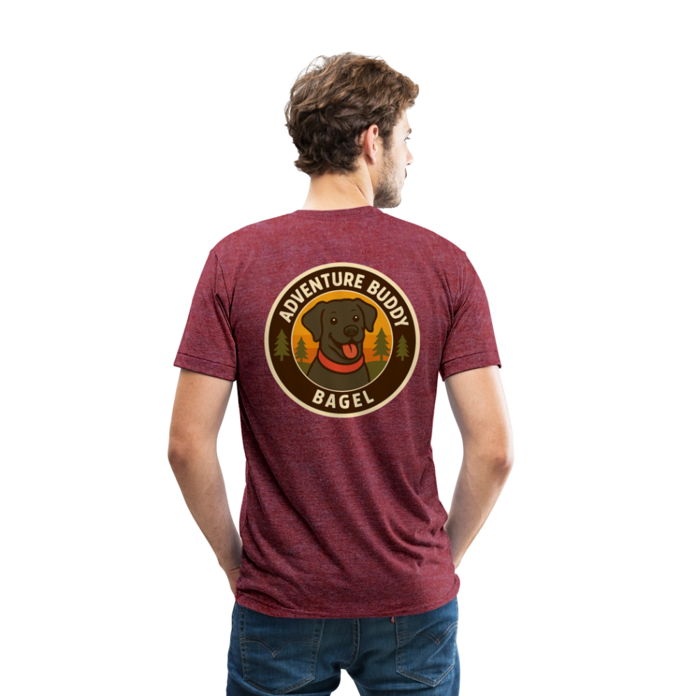 Bagel - Unisex Tee - heather cranberry