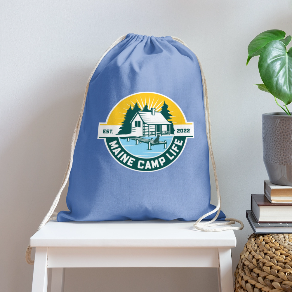 MCL - Bag Cotton Drawstring - carolina blue