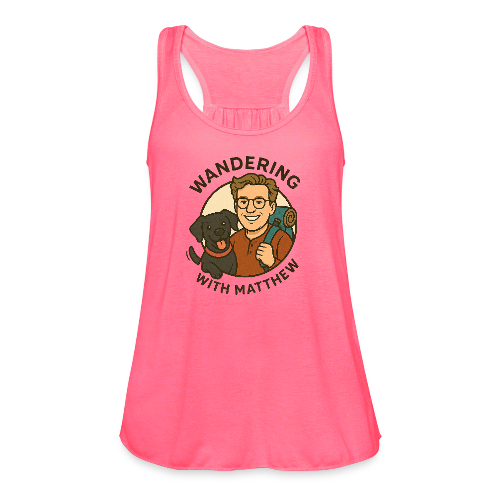WWM - Women's Flowy Tank Top - neon pink