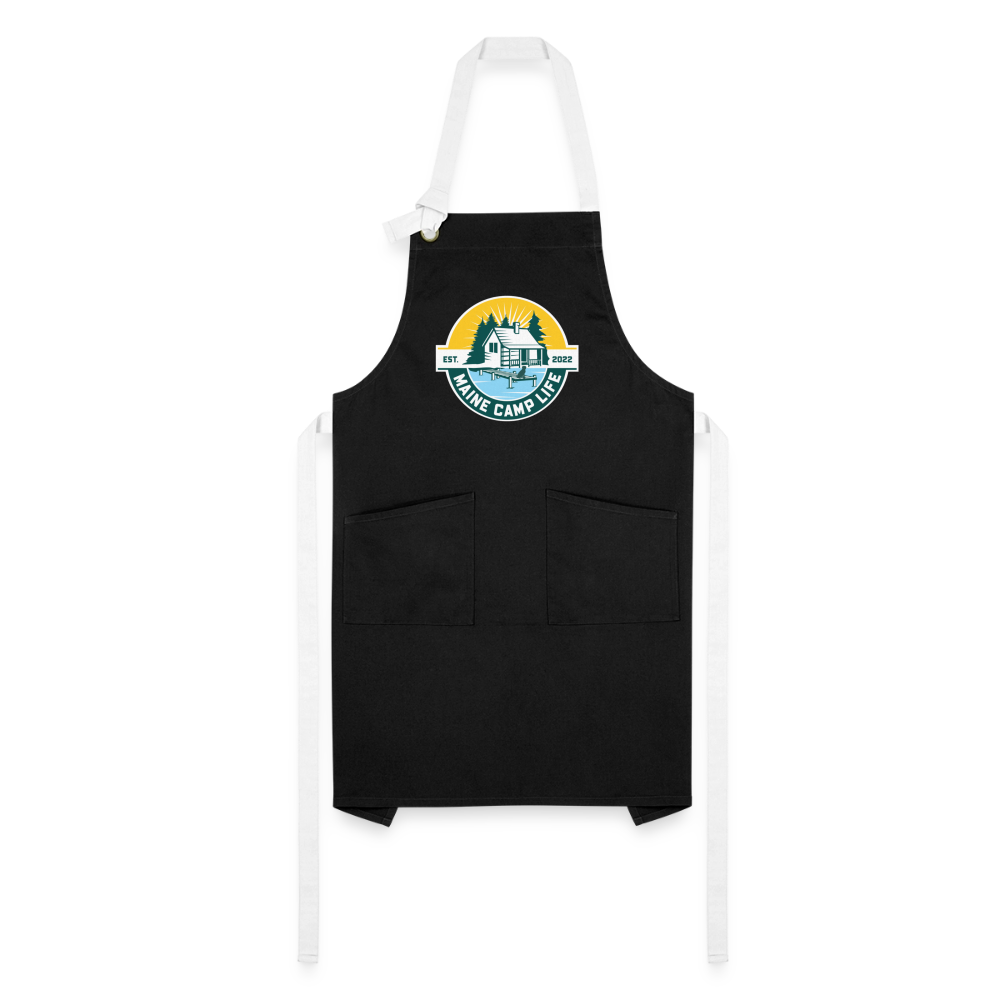 MCL - Artisan Apron Dark - black/white