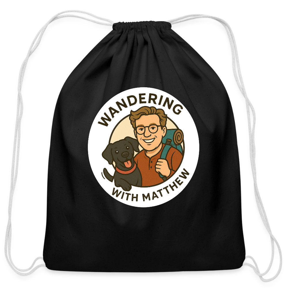 WWM - Bag Cotton Drawstring - black