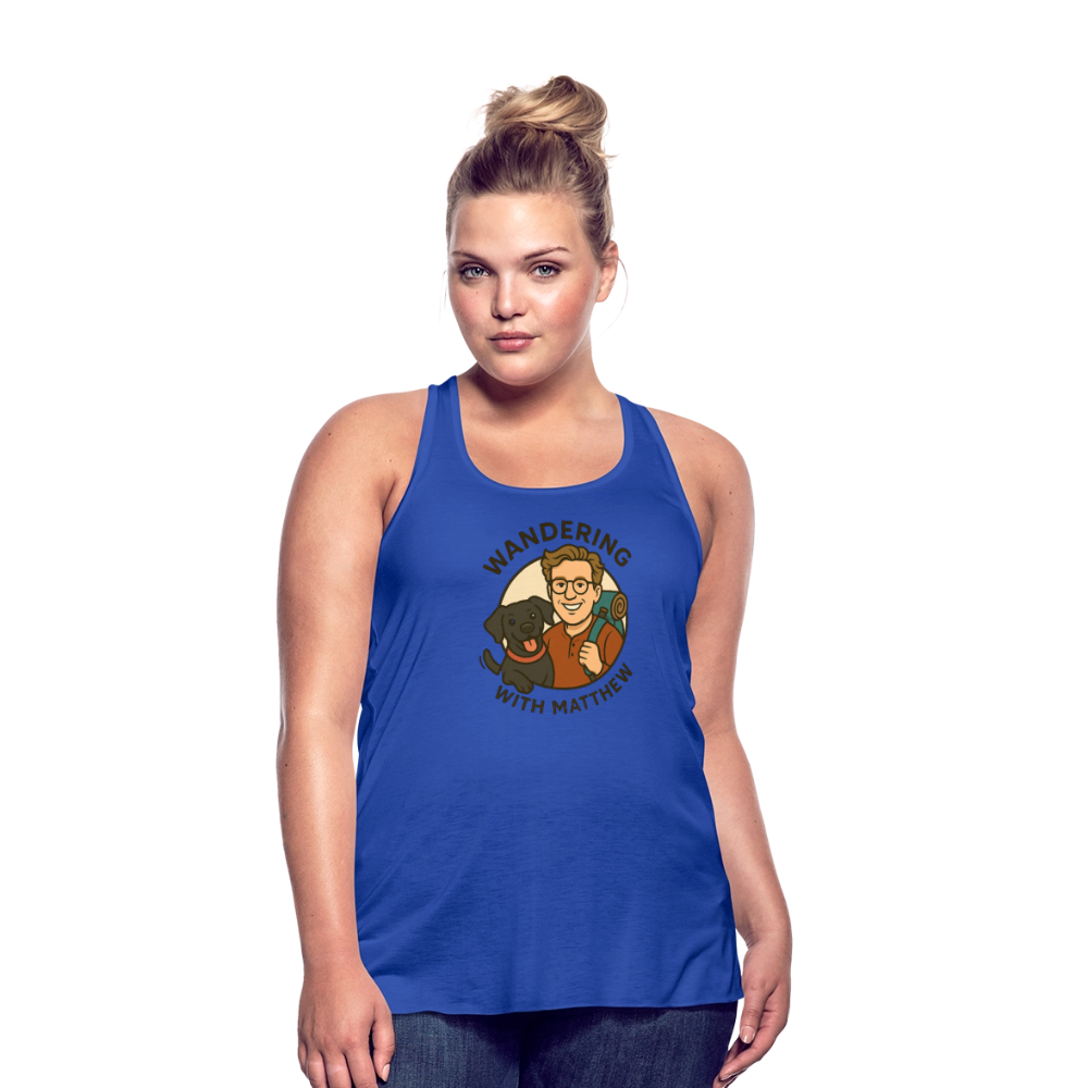 WWM - Women's Flowy Tank Top - royal blue