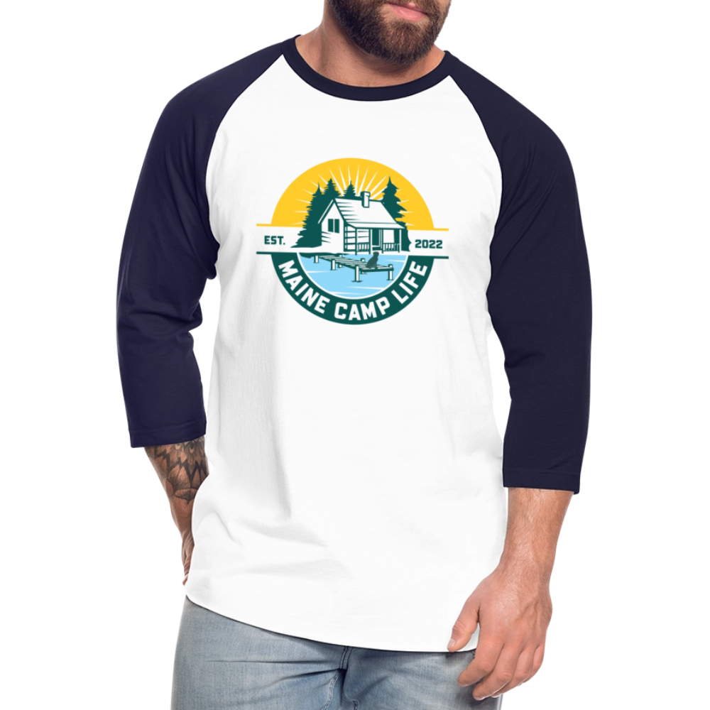 MCL - Baseball T-Shirt - white/navy