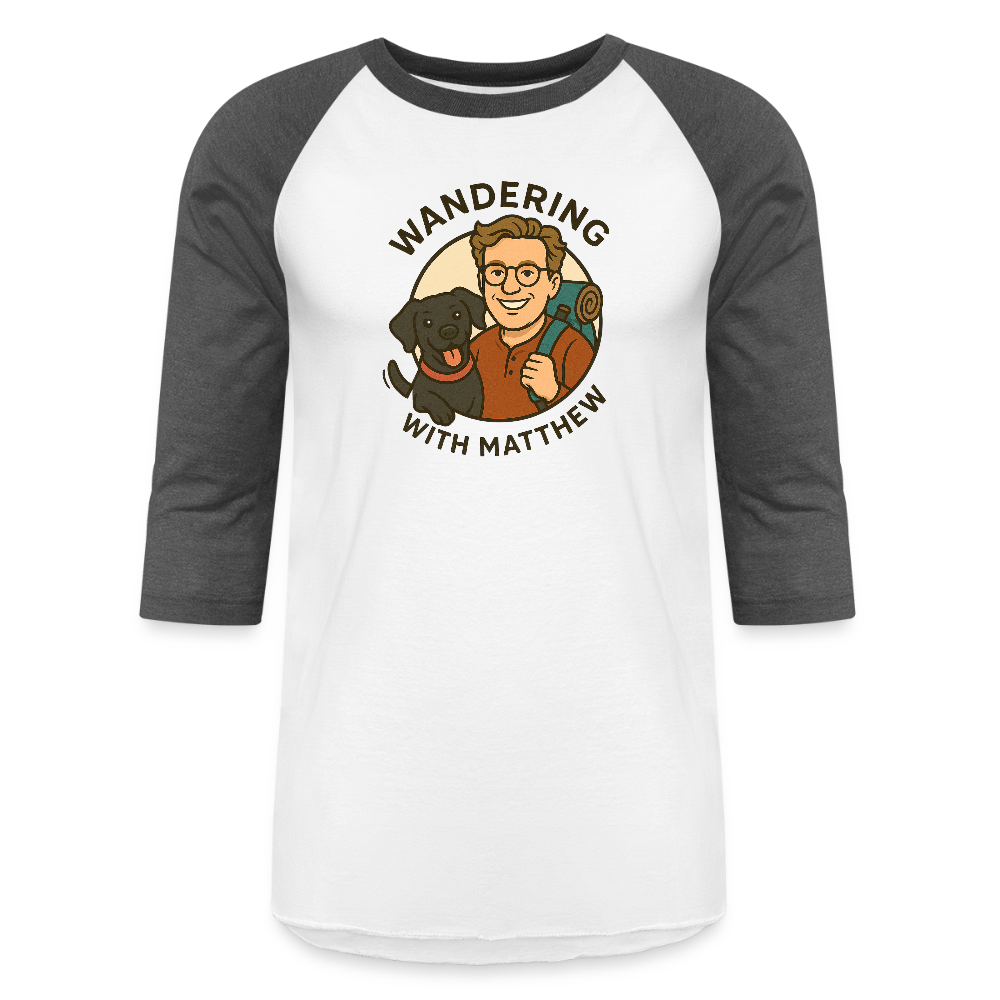 WWM - Baseball T-Shirt - white/charcoal