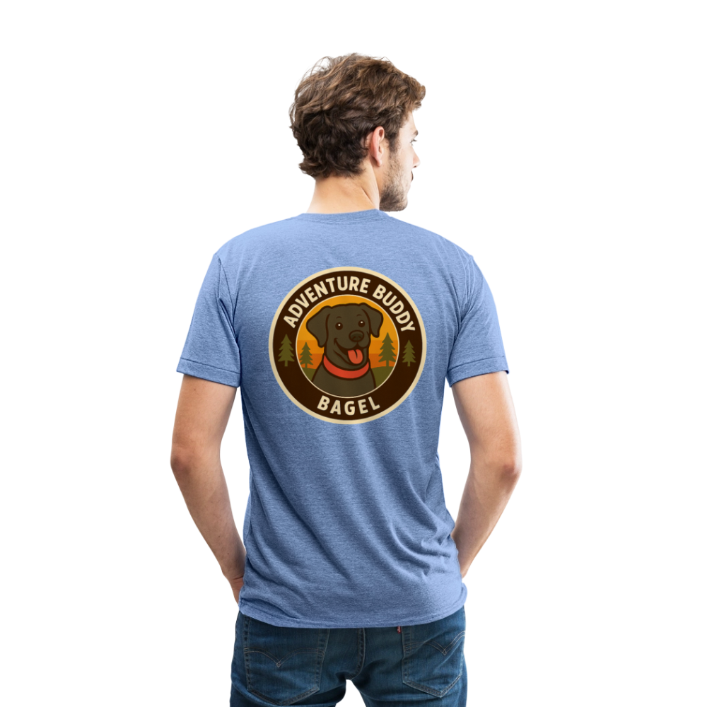 Bagel - Unisex Tee - heather blue