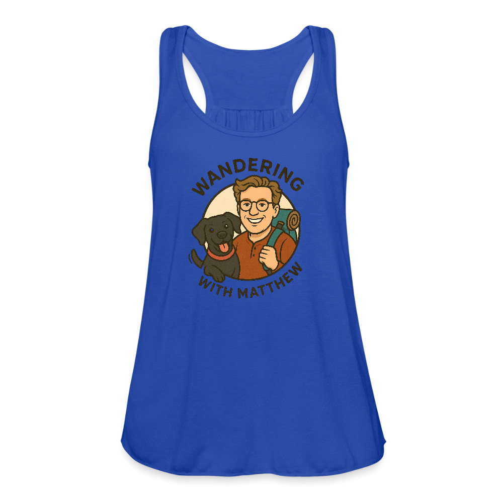 WWM - Women's Flowy Tank Top - royal blue