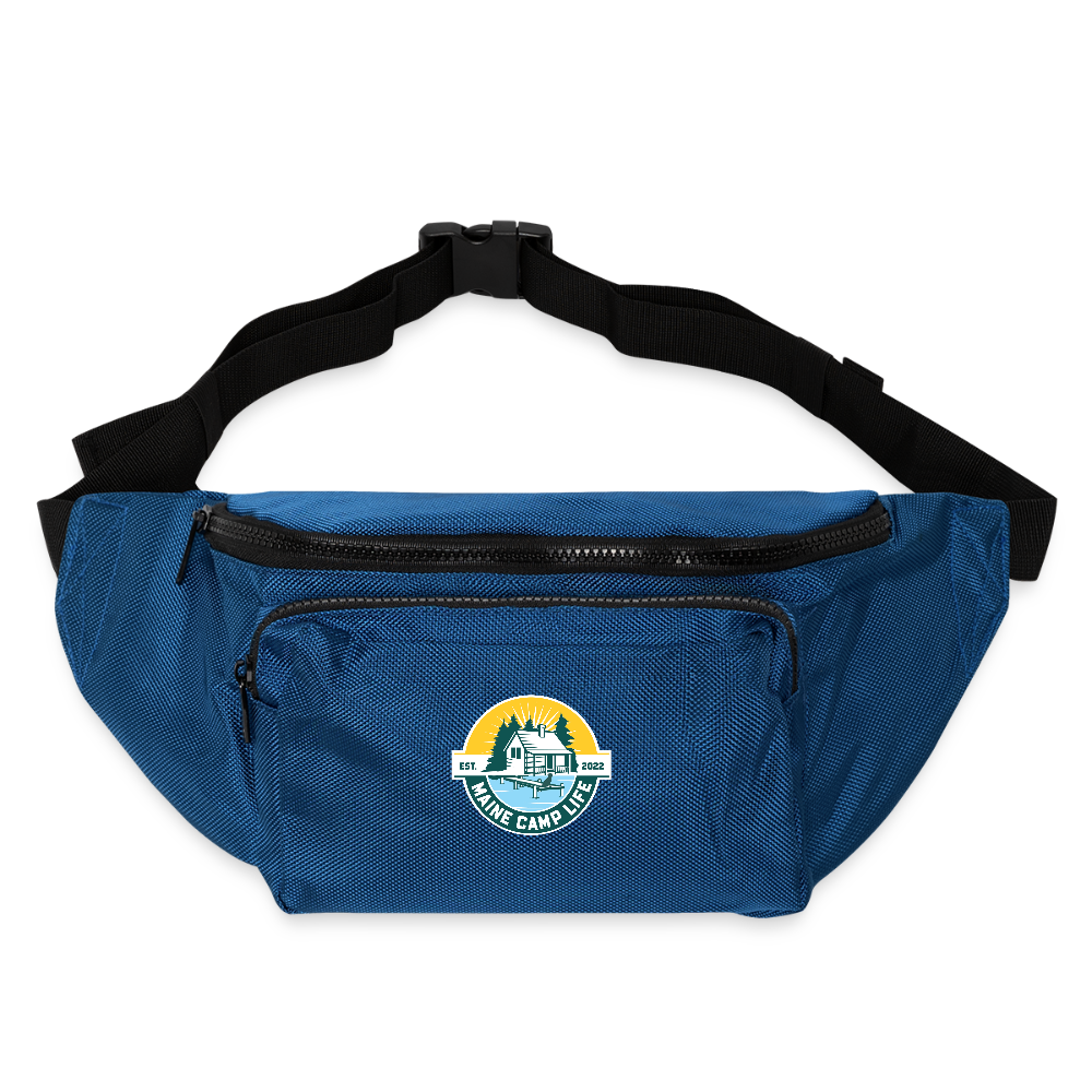 MCL - Large Crossbody Hip Bag - blue