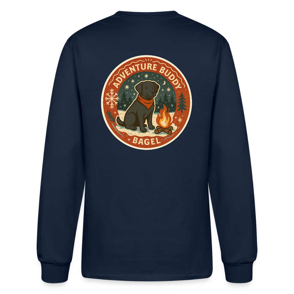 2025 Holiday - MCL - T-Shirt Long Sleeve Gildan Ultra Cotton Adult - navy
