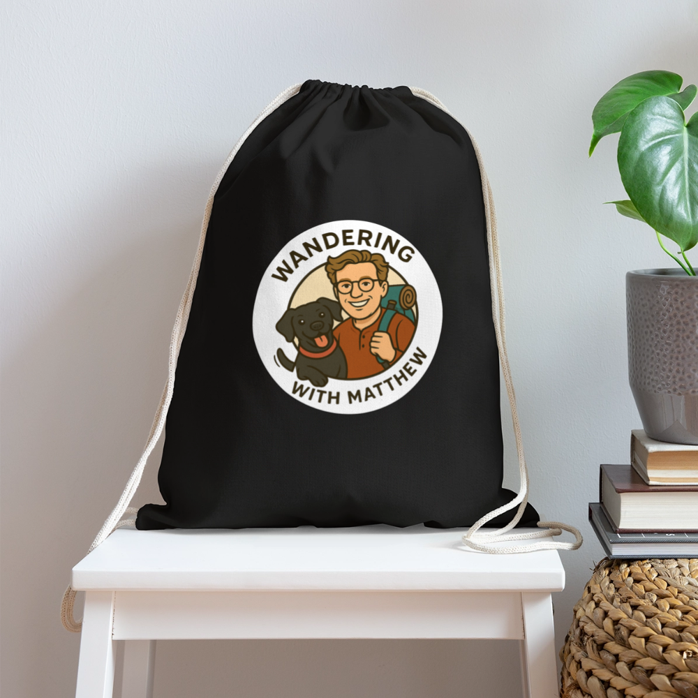 WWM - Bag Cotton Drawstring - black