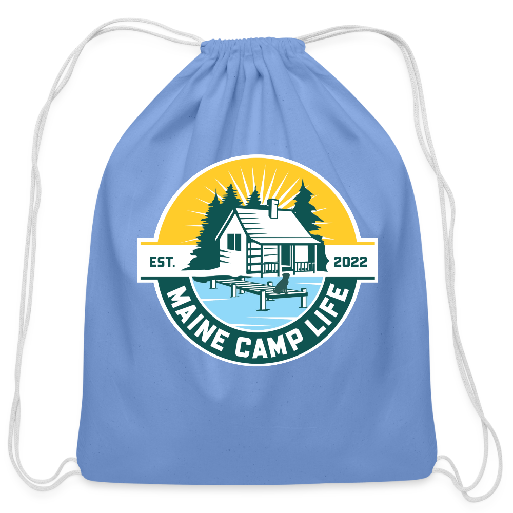 MCL - Bag Cotton Drawstring - carolina blue