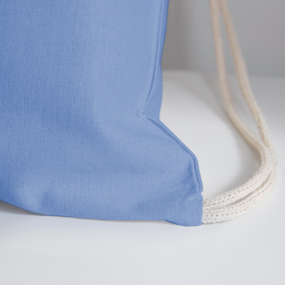 MCL - Bag Cotton Drawstring - carolina blue
