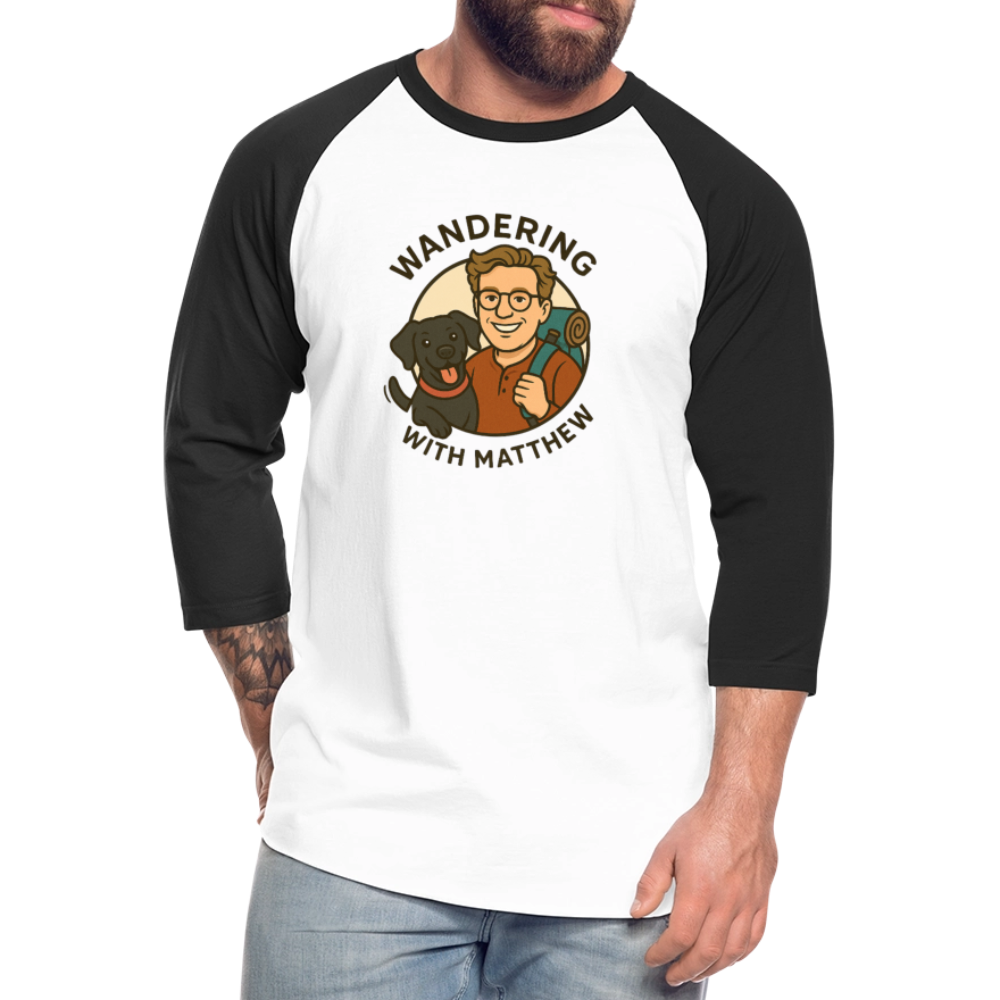WWM - Baseball T-Shirt - white/black