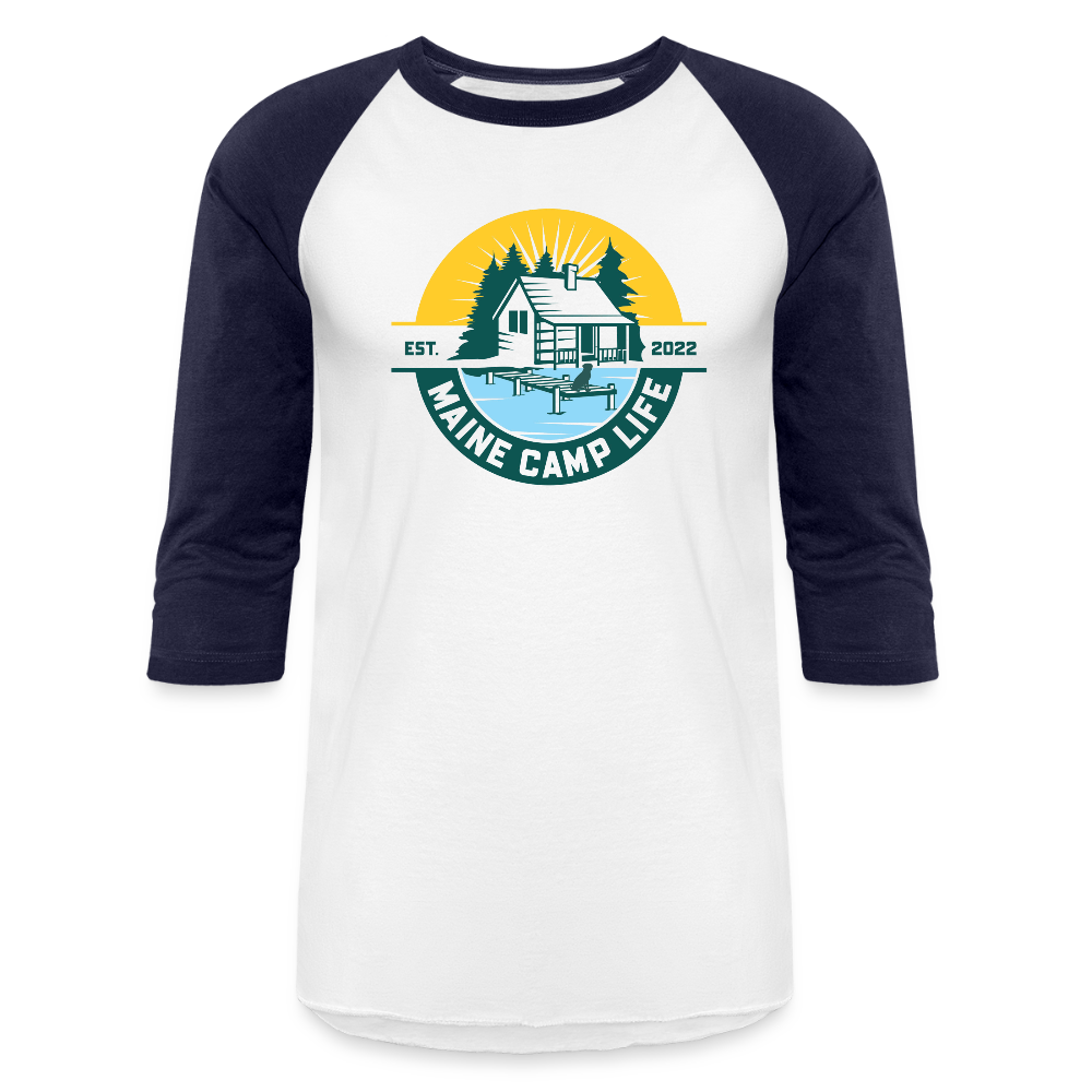 MCL - Baseball T-Shirt - white/navy