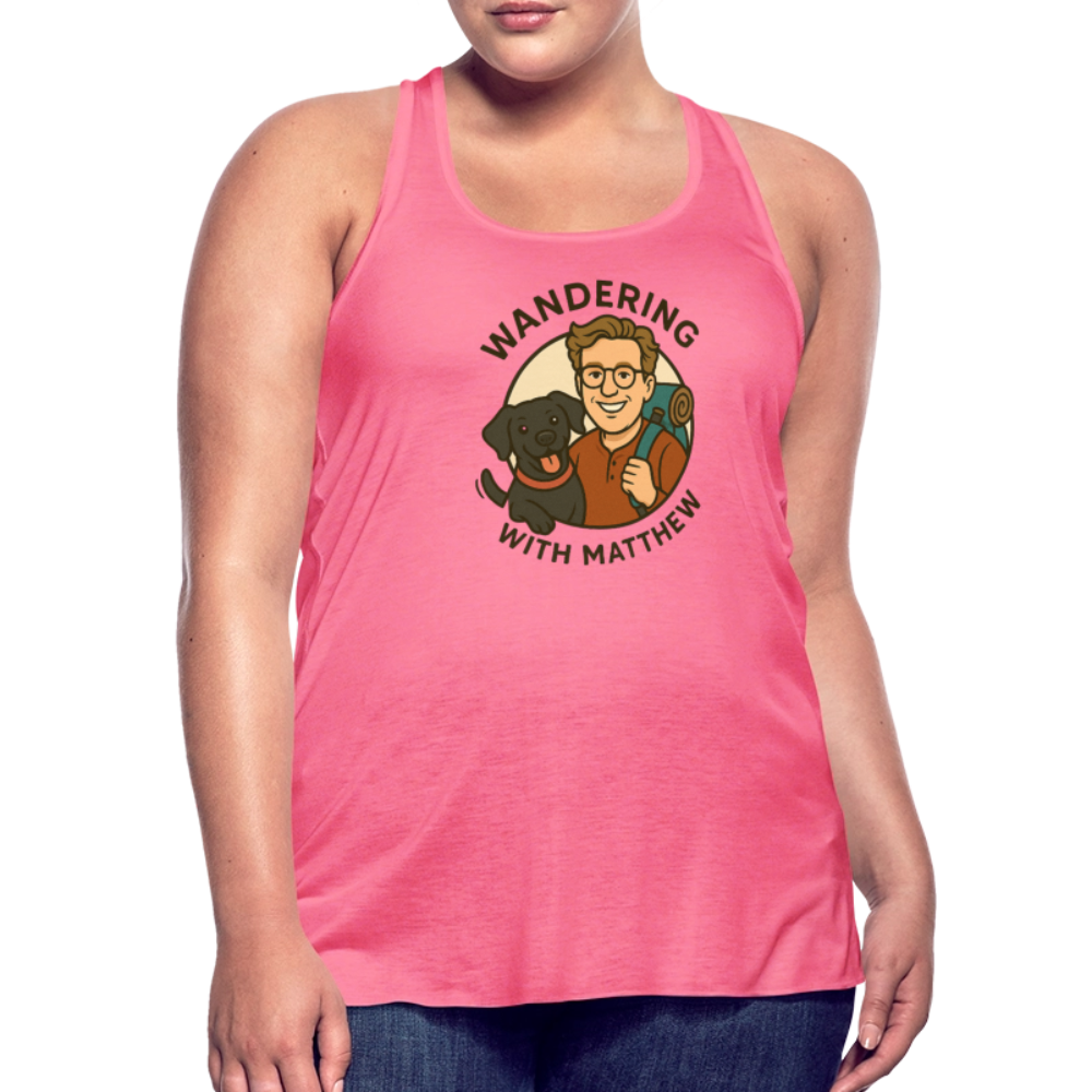 WWM - Women's Flowy Tank Top - neon pink