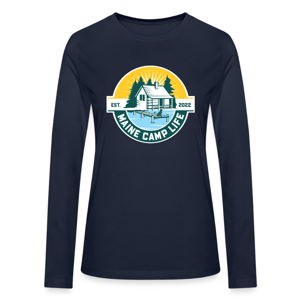 MCL--Women's Long Sleeve T-Shirt Dark - navy