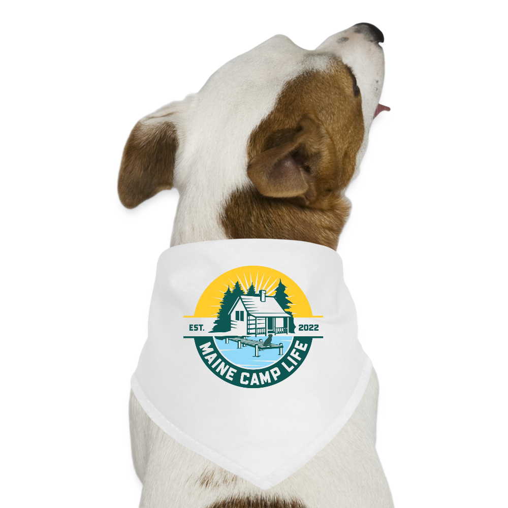 MCL - Dog Bandana - white