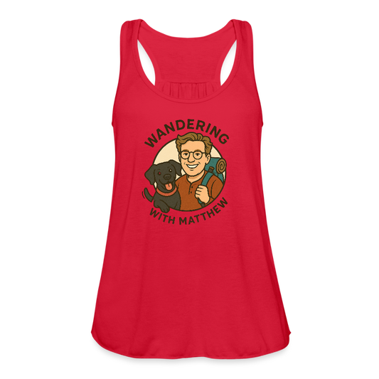 WWM - Women's Flowy Tank Top - red
