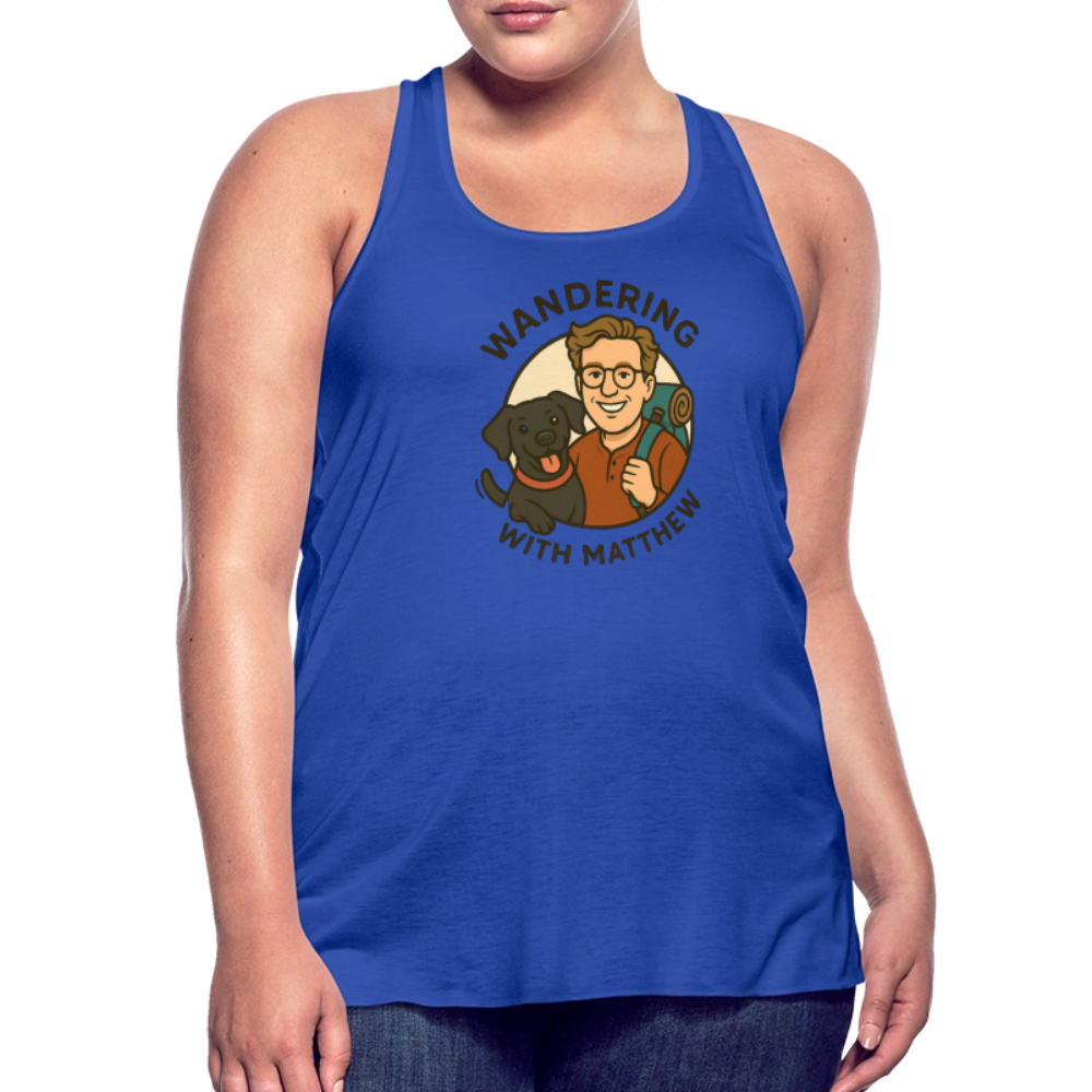 WWM - Women's Flowy Tank Top - royal blue