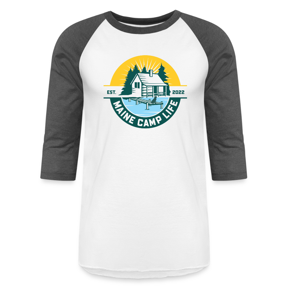 MCL - Baseball T-Shirt - white/charcoal