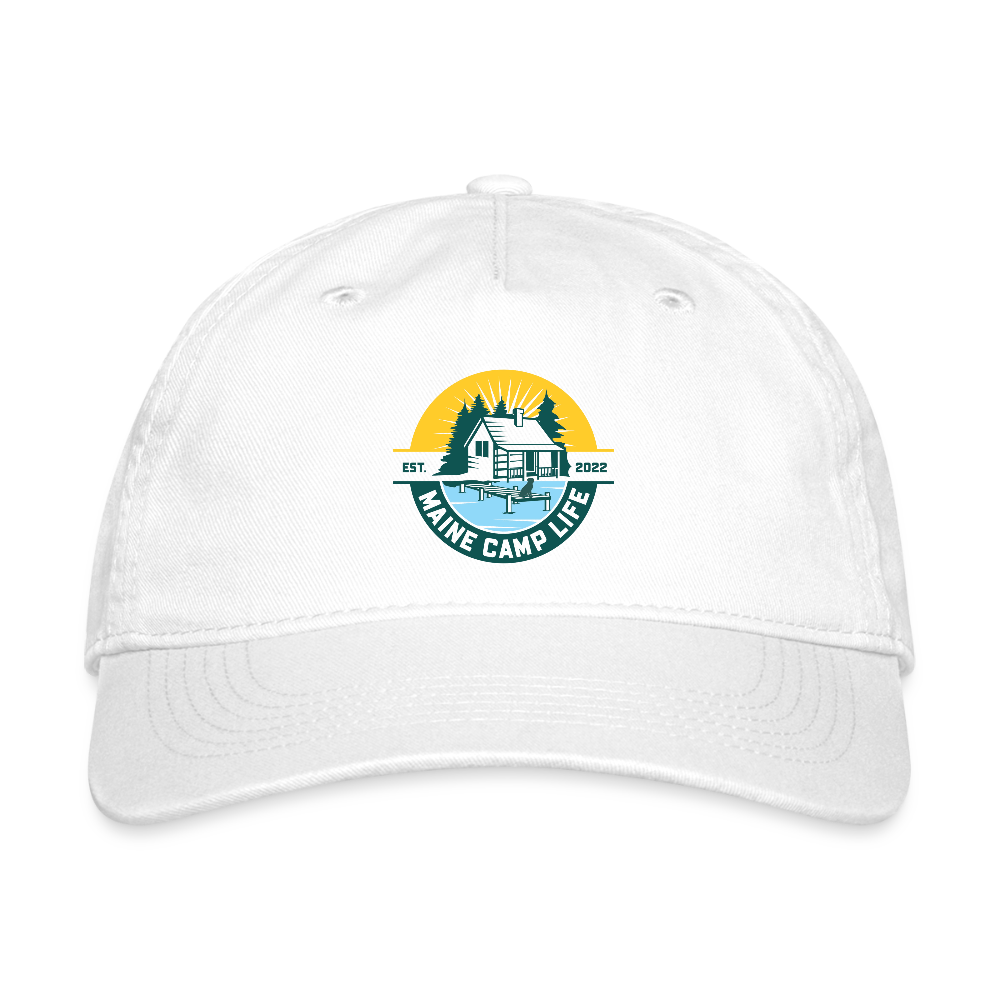 MCL - Organic Baseball Cap - white