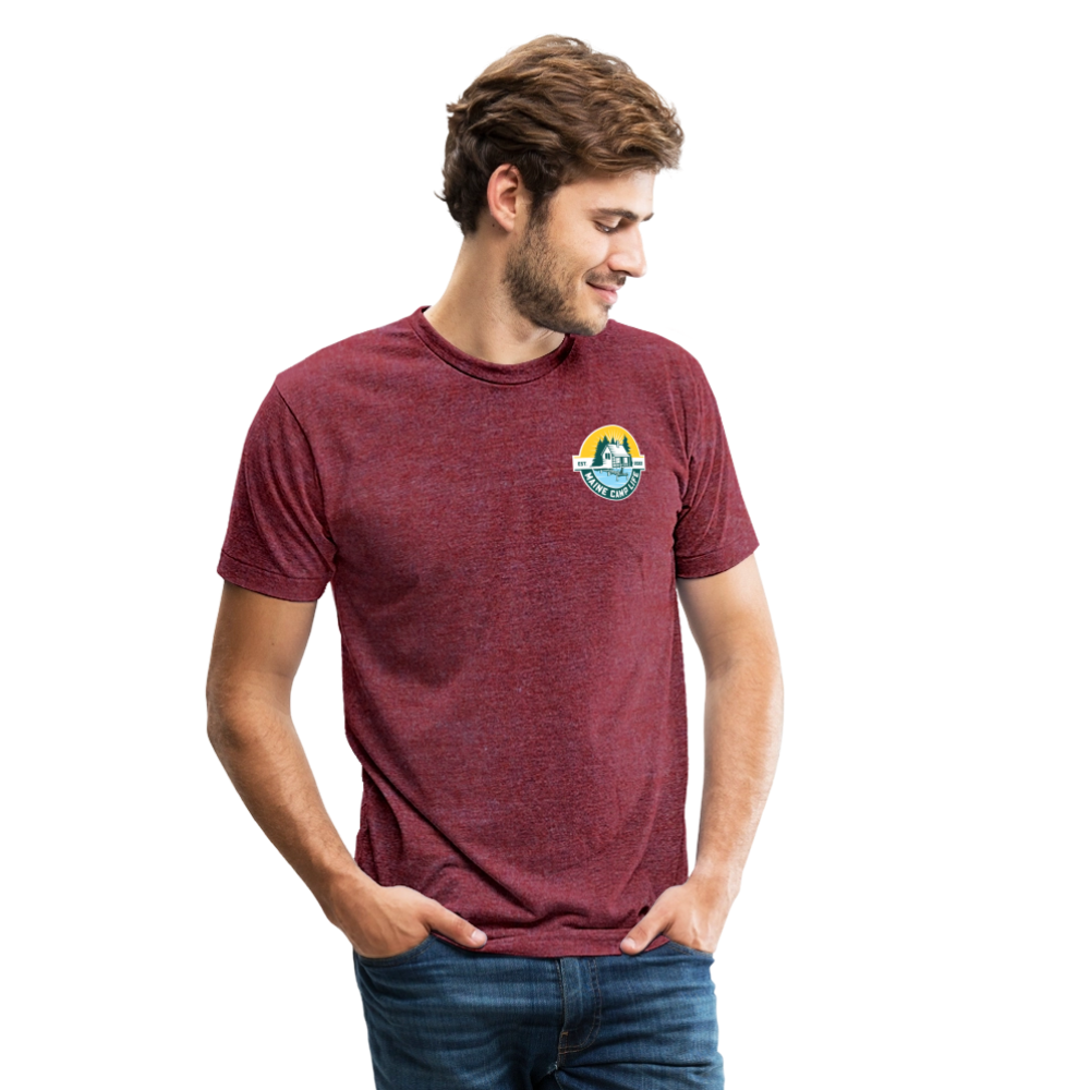 Bagel - Unisex Tee - heather cranberry