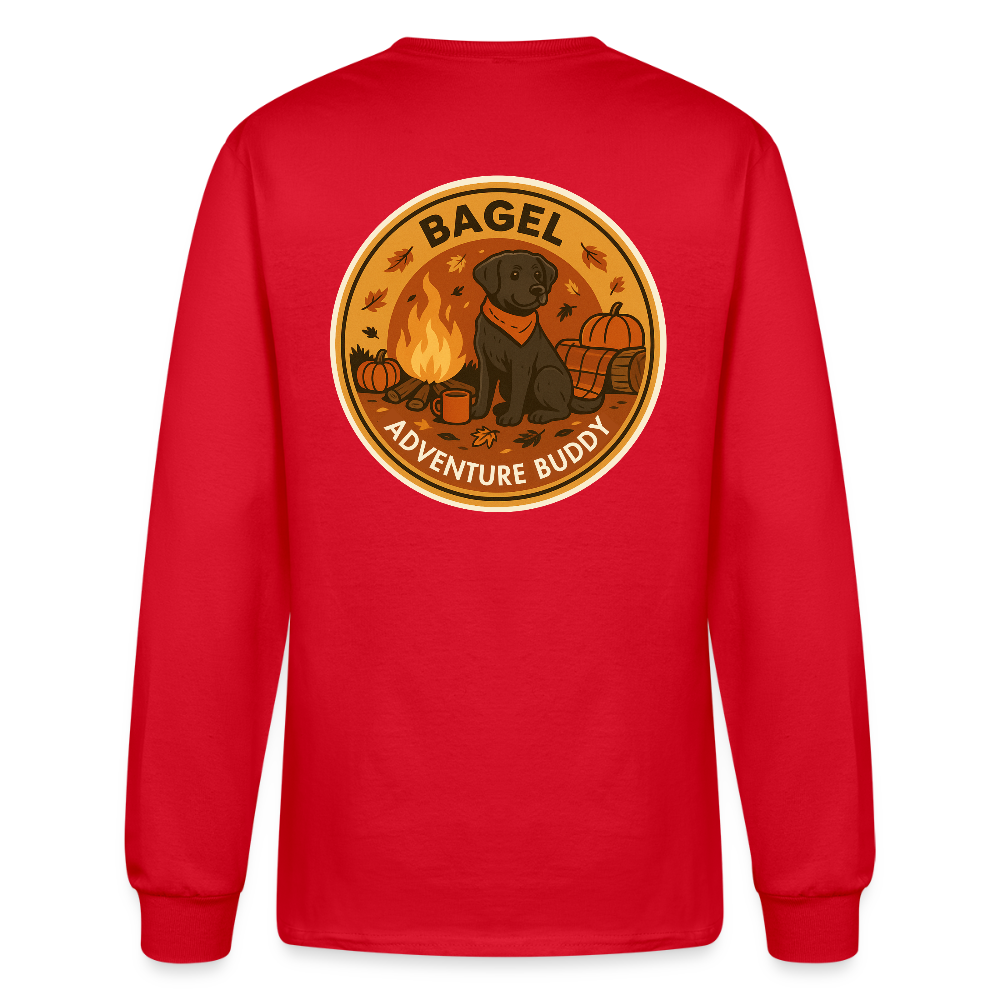 2025 Fall - MCL - T-Shirt Long Sleeve Gildan Ultra Cotton Adult - red