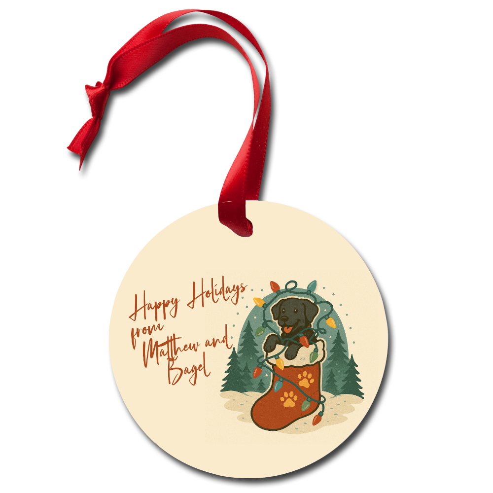 Holiday Ornament - white