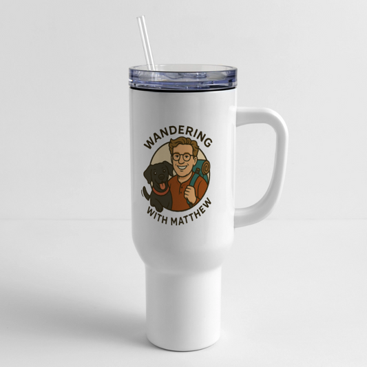 WWM - 40 oz Travel Tumbler - white