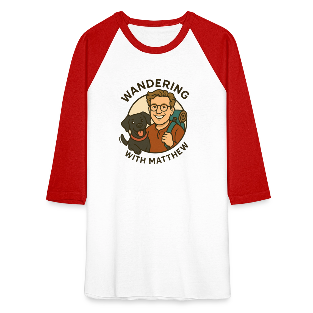 WWM - Baseball T-Shirt - white/red